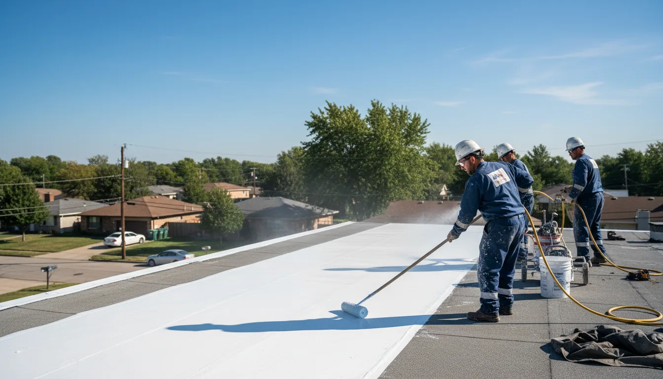 Commercial roof coating in Allen, MI near me